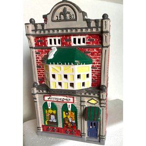 Department 56 Snow Village-COBBLESTONE ANTIQUE SHOP - In Styrofoam